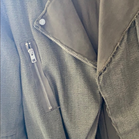 All saint military green biker jacket us6 - Picture 3 of 3